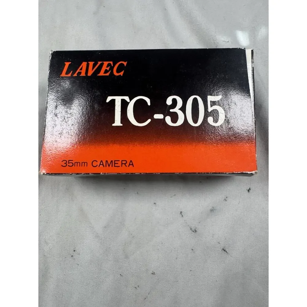 Vintage LAVEC TC-305 Supervision 35mm Point & Shoot Film Camera w/ Box Manual